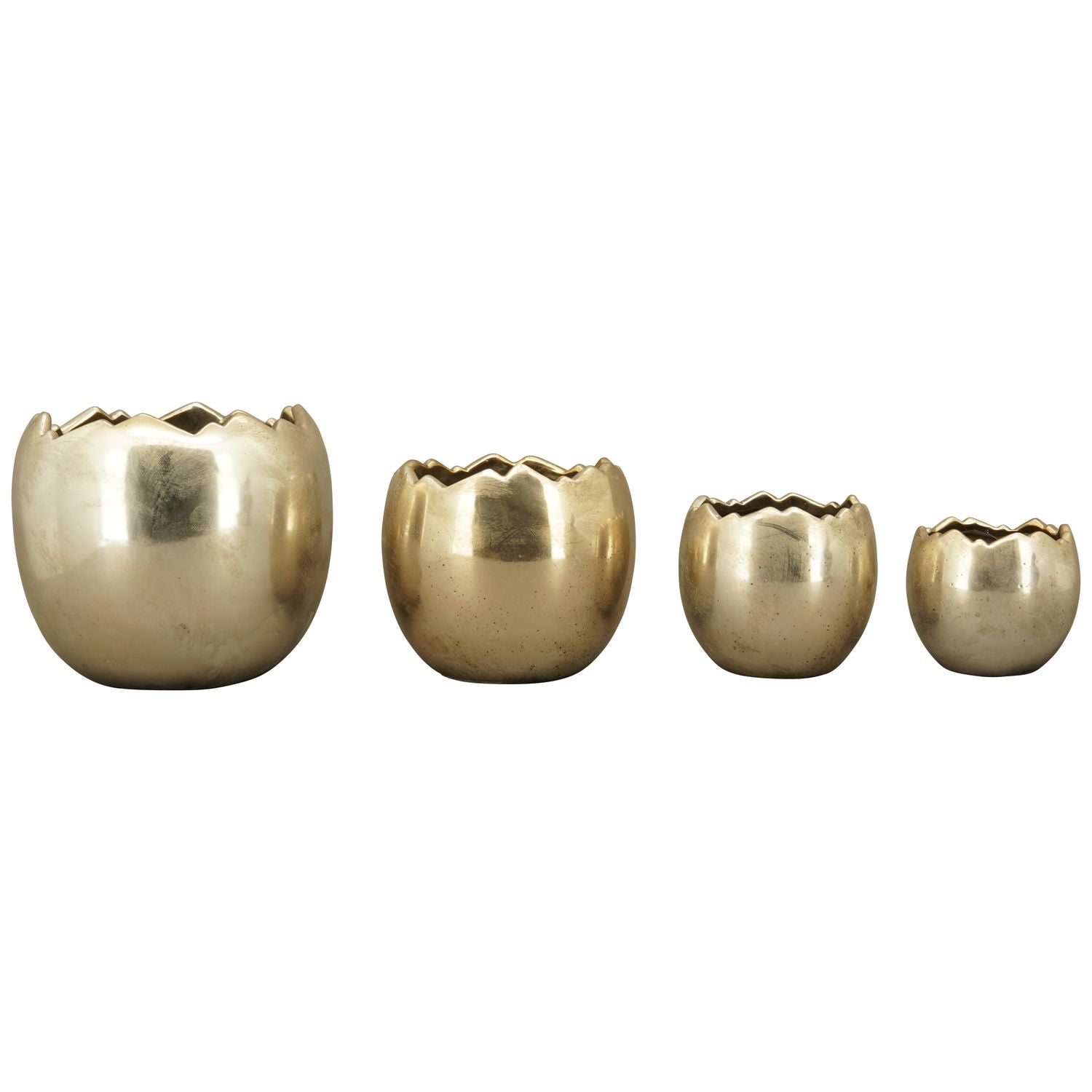 PflanzEi Aurum - gold - Stoneware - 13x13x12 cm