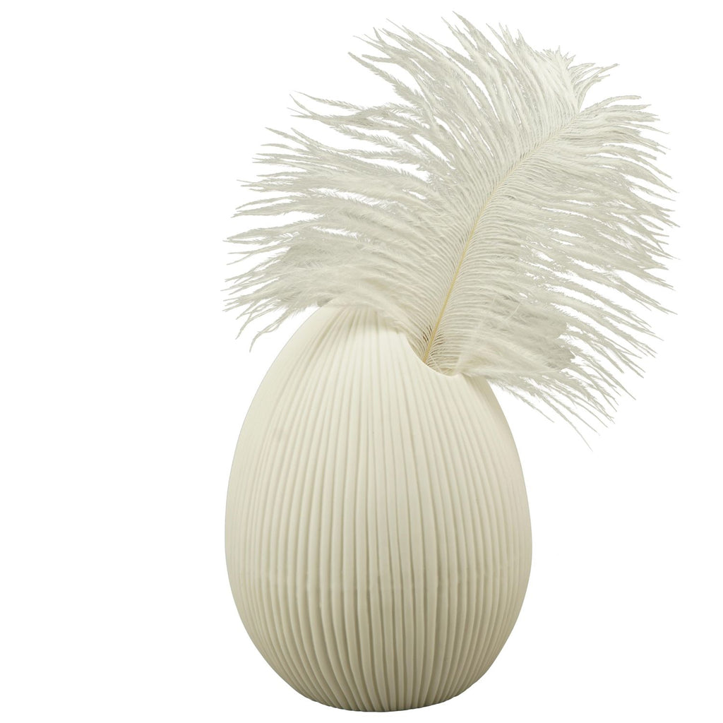 Ei Vase Ivory - Keramik - 8,5x8,5x11 cm