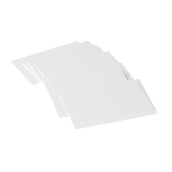 Replacement signs - 80 x 48mm - 100 pcs.