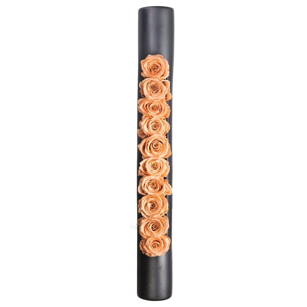 Infinity-Bloom bigTube - anthracite/rosé - 65 x 7,5 cm