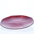 LUXOR plate - rot - 32x32x2,5cm - Glas