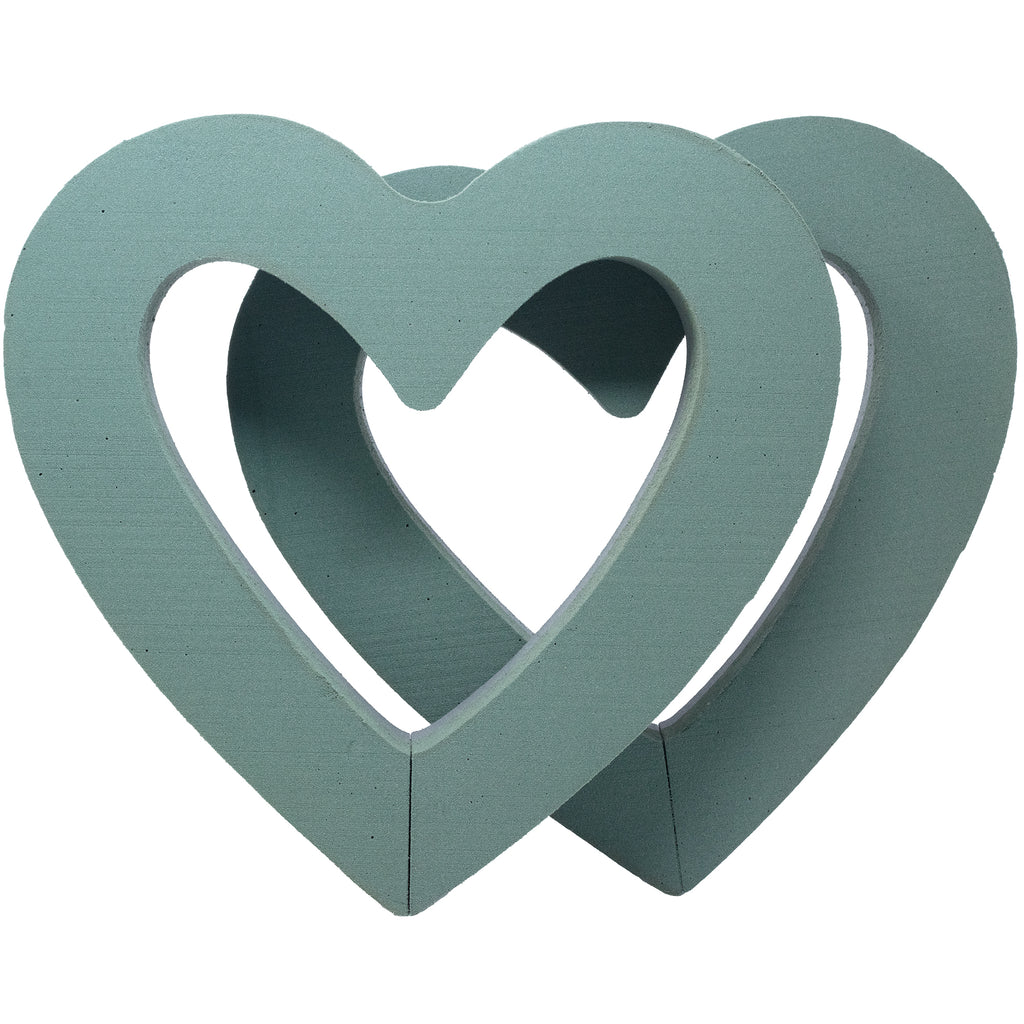 OASIS® FOAM FRAMES® Open Hearts - 36 x 37 x 6cm - 2 pcs.