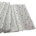Läufer Silverstar, weiß-silber 40x180cm, Satin, 100% PES