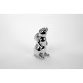 Hase, hoch guckend silber, Dolomit, 10,5x9x21 cm