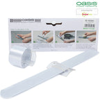 Wrap Wristlet Armband - 2,5 x 23cm - 6 St. - weiß
