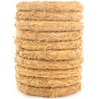 10er Set Strohrömer, Durchmesser 30 cm, Stärke 4 cm