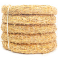 Set of 5 straw wreaths, diameter 45 cm, thickness 8 cm