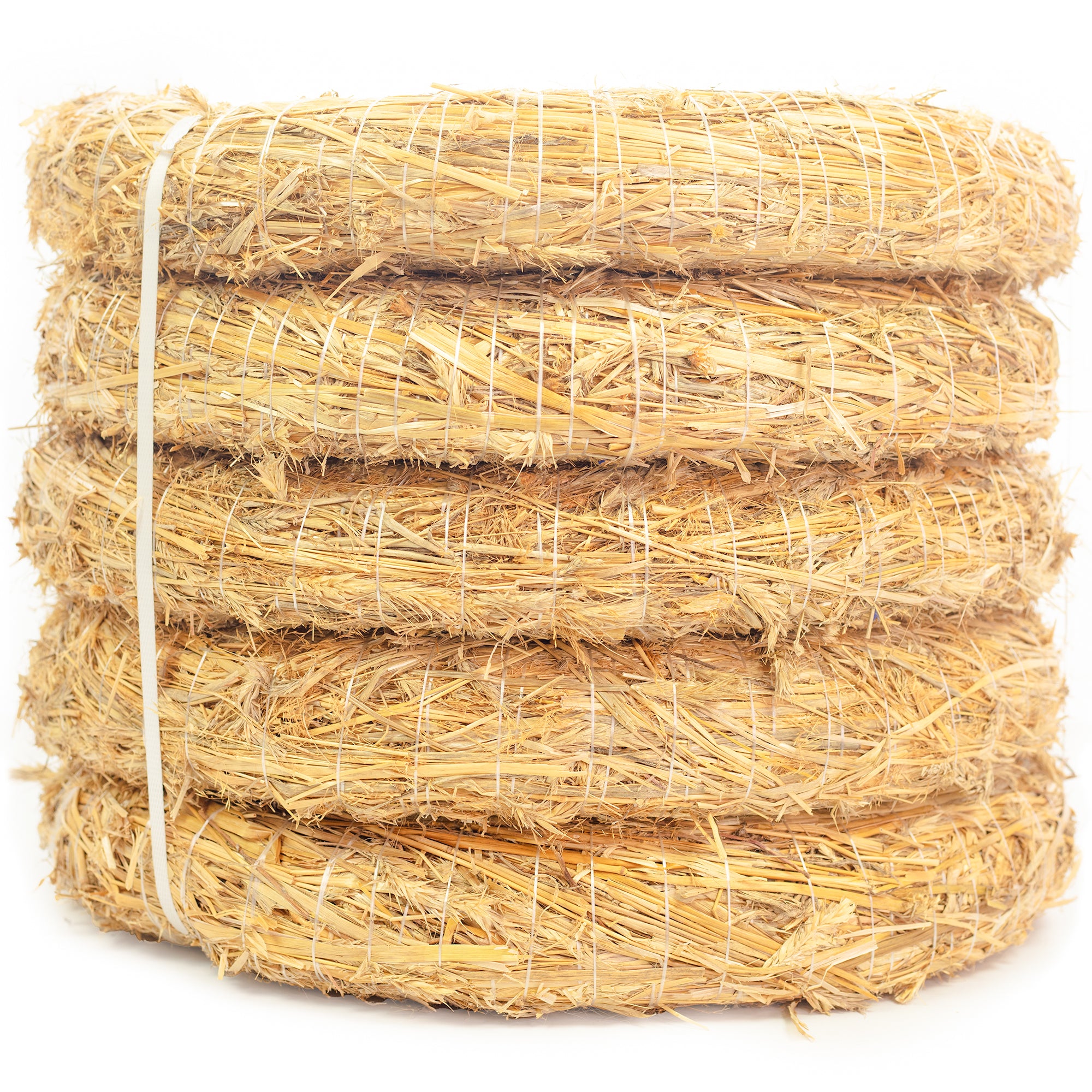 Set of 5 straw wreaths, diameter 45 cm, thickness 8 cm