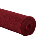 Premium Gärtnerkrepp - Floristenkrepp - 50 x 250 cm - dunkelrot - wasserfest, lichtecht