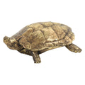Turtle, gold polyresin, 23x20x8 cm