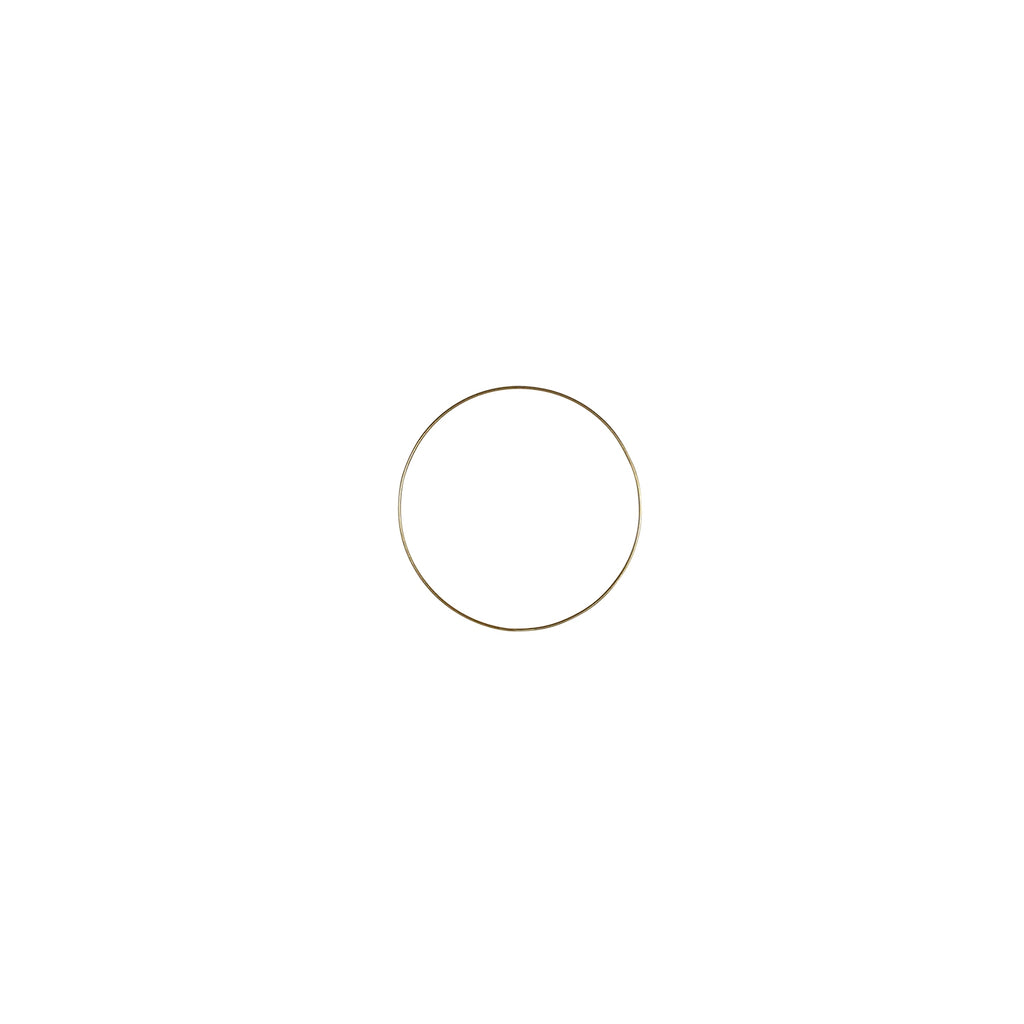 Deko-Ring Hoop, gold Metall, Durchmesser 20 cm