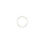 Deko-Ring Hoop, gold Metall, Durchmesser 20 cm