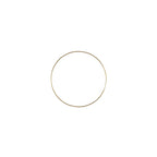 Deko-Ring Hoop, gold Metall, Durchmesser 30 cm