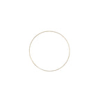 Deko-Ring Hoop, gold Metall, Durchmesser 40 cm