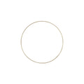 Deko-Ring Hoop, gold Metall, Durchmesser 50 cm