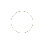 Deko-Ring Hoop, gold Metall, Durchmesser 50 cm