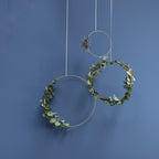 Deko-Ring Hoop, gold Metall, Durchmesser 50 cm