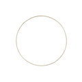 Deko-Ring Hoop, gold Metall, Durchmesser 60 cm