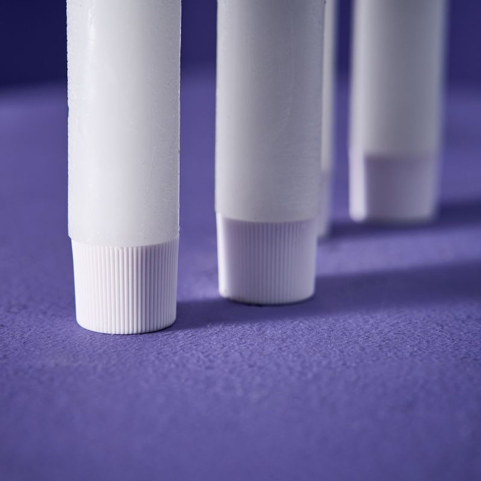 Set 4-teilig - LED Stabkerze - Echtwachs/Kunststoff/LED - H. 24.5 cm - m. Fernbedienung