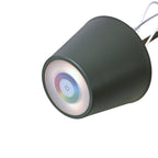 Lys LED table lamp - black - LED/metal - 12x38 cm - IP44 - max. 3.6 W - 3.7 V - 4000 mAh - Li-ion battery - with color changing and dimming function via touch sensor - 1 m USB charging cable included - illumination time: max. 8 hours on a full charge