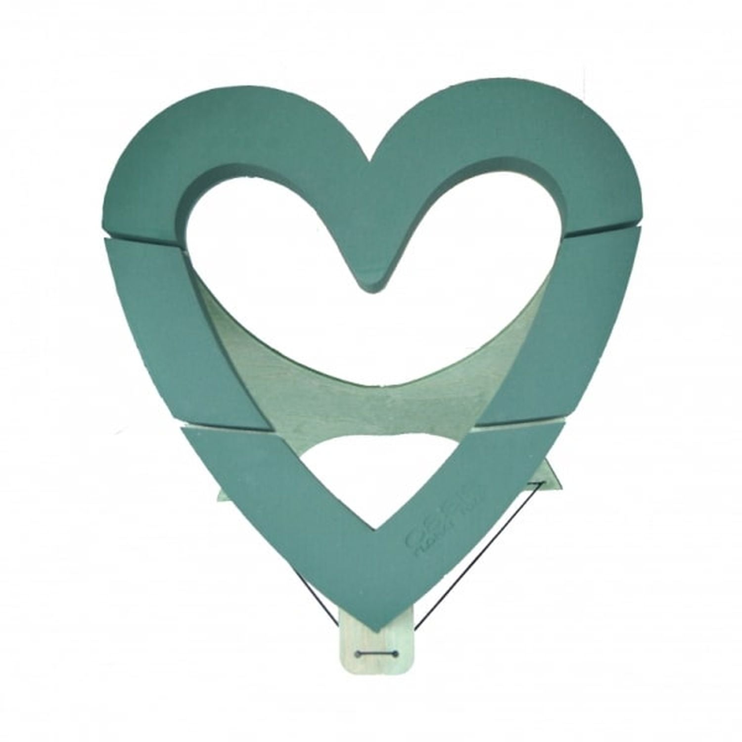 OASIS® BIOLINE® Deco Heart Open - 43.5 x 43 x 4cm - with stand