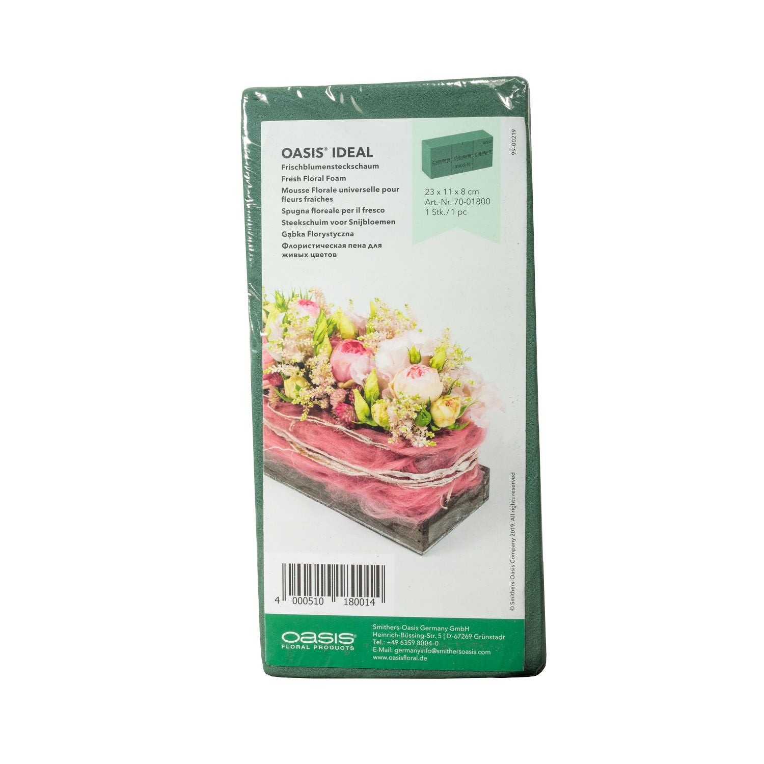 OASIS® IDEAL Ziegel Hobbypackung - 23 x 11 x 8cm