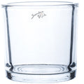 HEAVY cylindrical pot - klar - 11,5x11,5x12cm - Glas