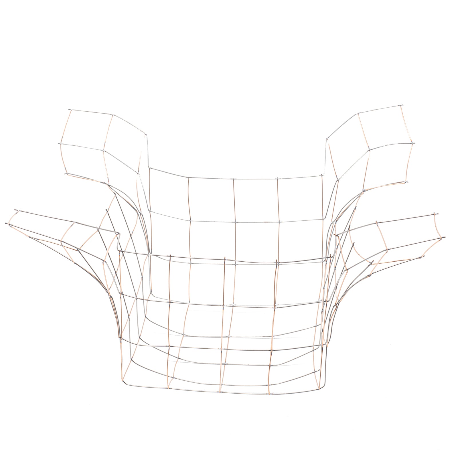 Drahtkorb - 25 St. - 10 x 10 x 7,5 cm