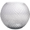 DIAMOND fish bowl - clear - 25x25x21cm - glass