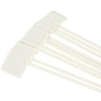 Wechselschilder - 120 x 75mm  - 60cm gerade - 10 St.