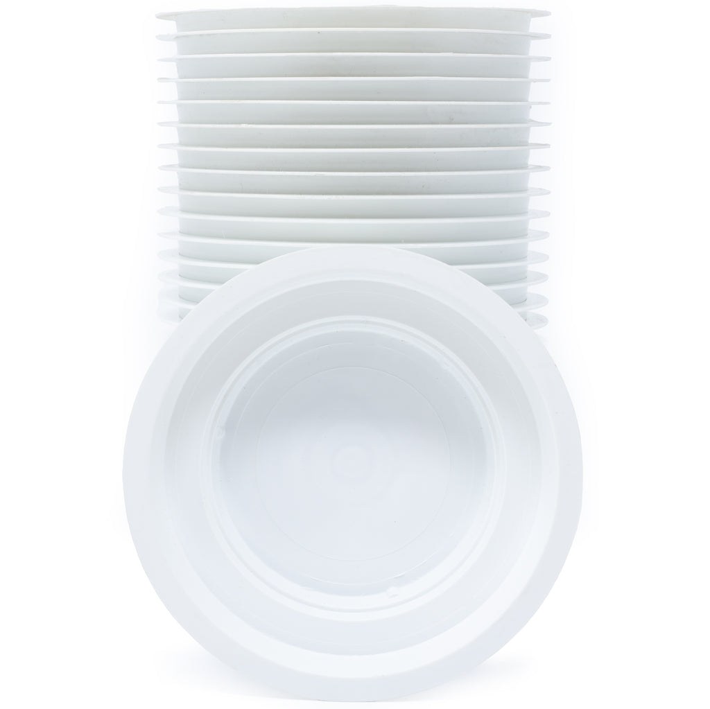 OASIS® Junior Schale, 3 x 12 cm Ø, Weiß