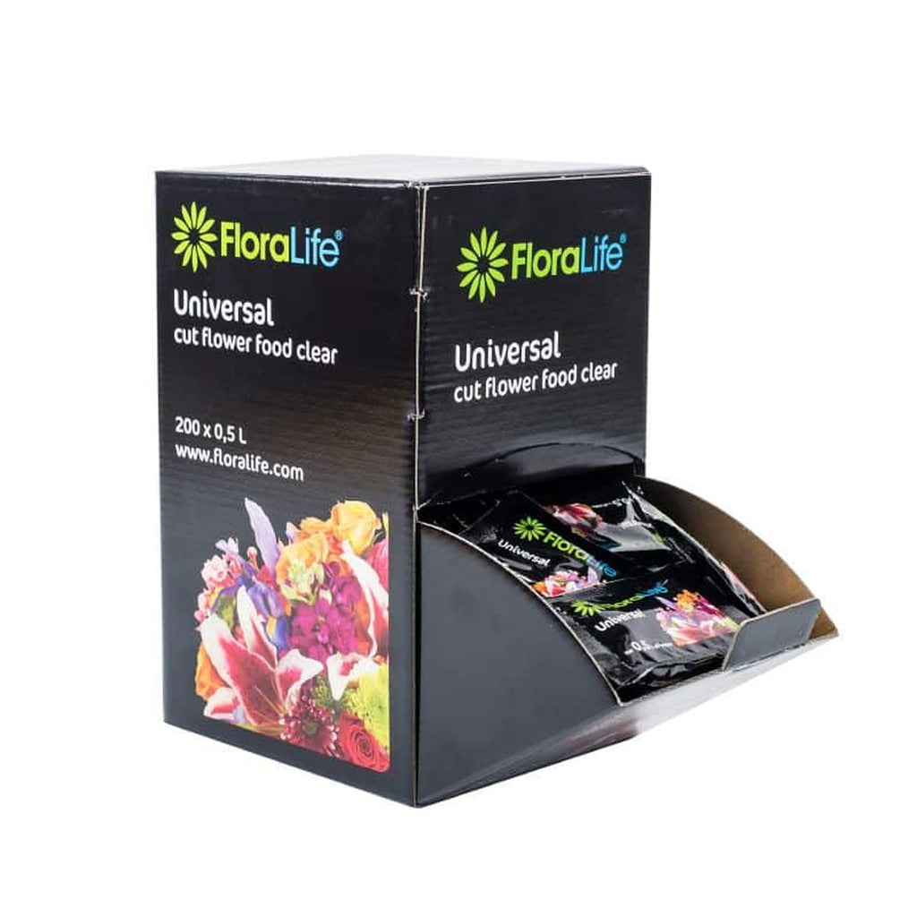 FloraLife® Flower Food CLEAR 300 - Schnittblumennahrung - 5 g Beutel - 200 Beutel