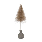 Tree Teal - Metal/Concrete - 23x23x33 cm