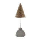 Tree Teal - Metal/Concrete - 23x23x33 cm