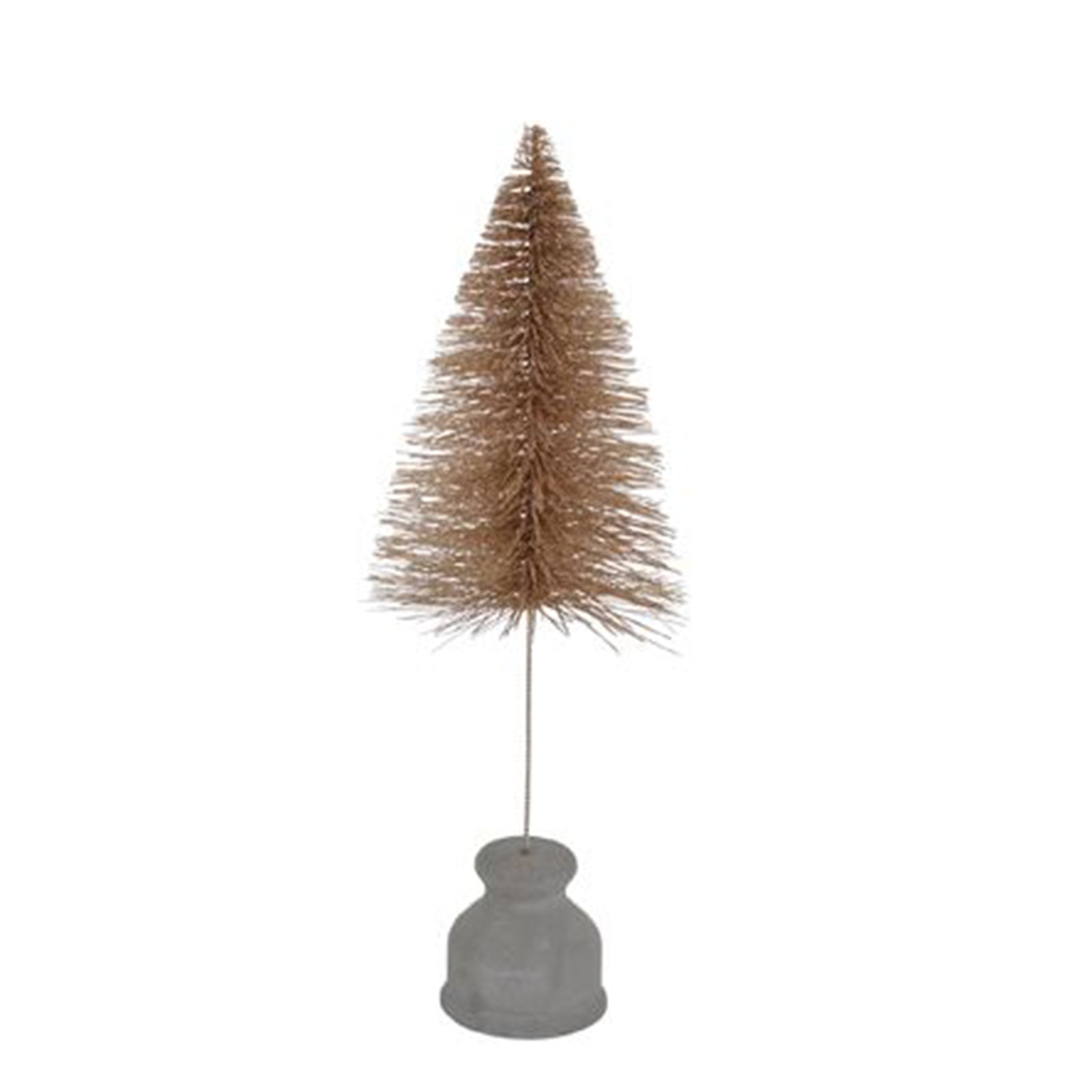 Tree Teal - Metal/Concrete - 23x23x33 cm