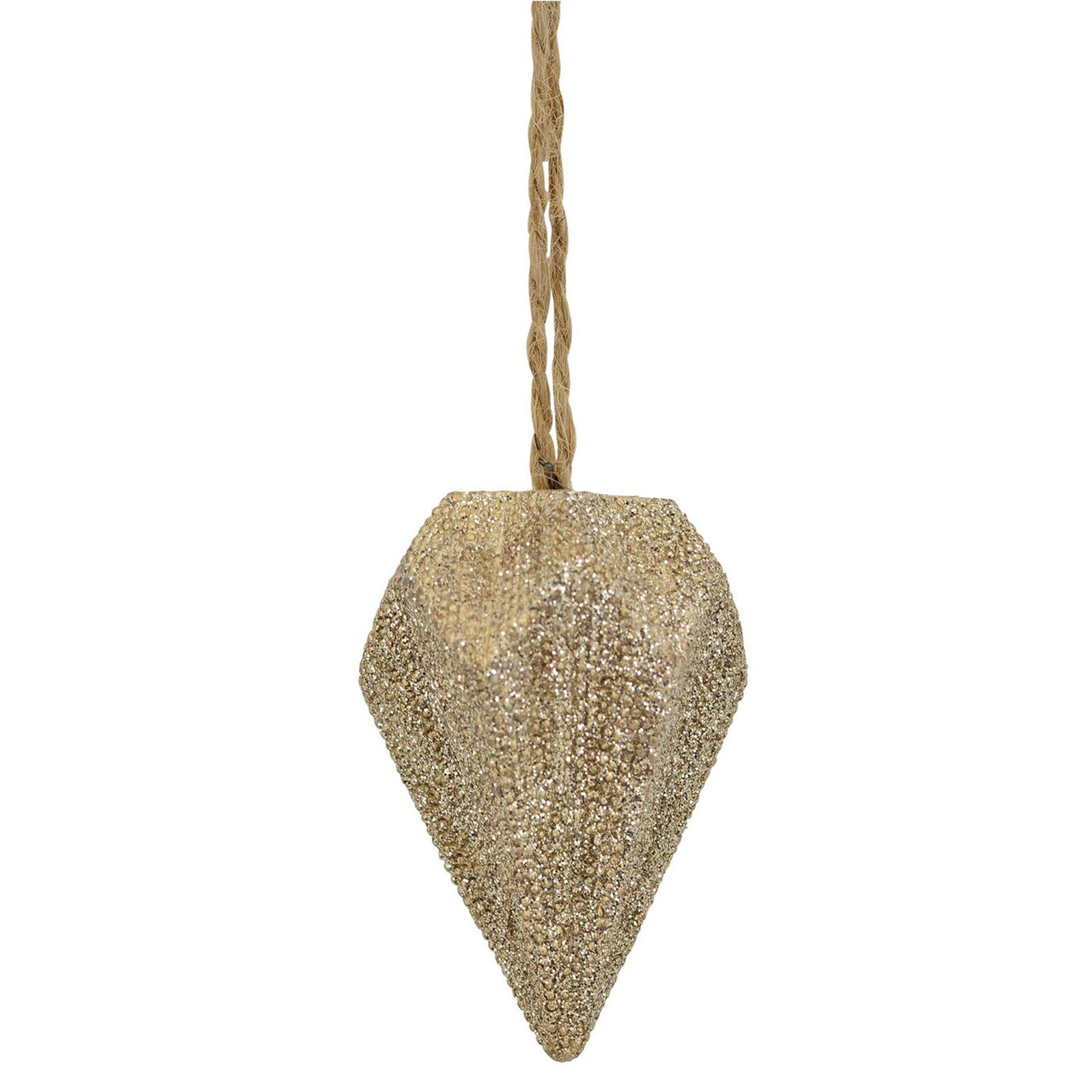 Pendentif diamant TroupeR - champagne - polyrésine - 5x5x4,5 cm