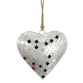 Pendentif cœur MOZAC - Métal - 10 x 10 x 2 cm