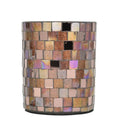 Windlight MOZAC - Verre - 8x8x9,5 cm