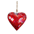 Pendentif cœur MOZAC - Métal - 10 x 10 x 2 cm