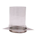SternWindLicht SuArt - Edelstahl/Glas - 13,5x13,5x11,5 cm