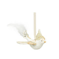 VogelHänger Lilian - weiß - Polyresin - 11x9,5x5 cm