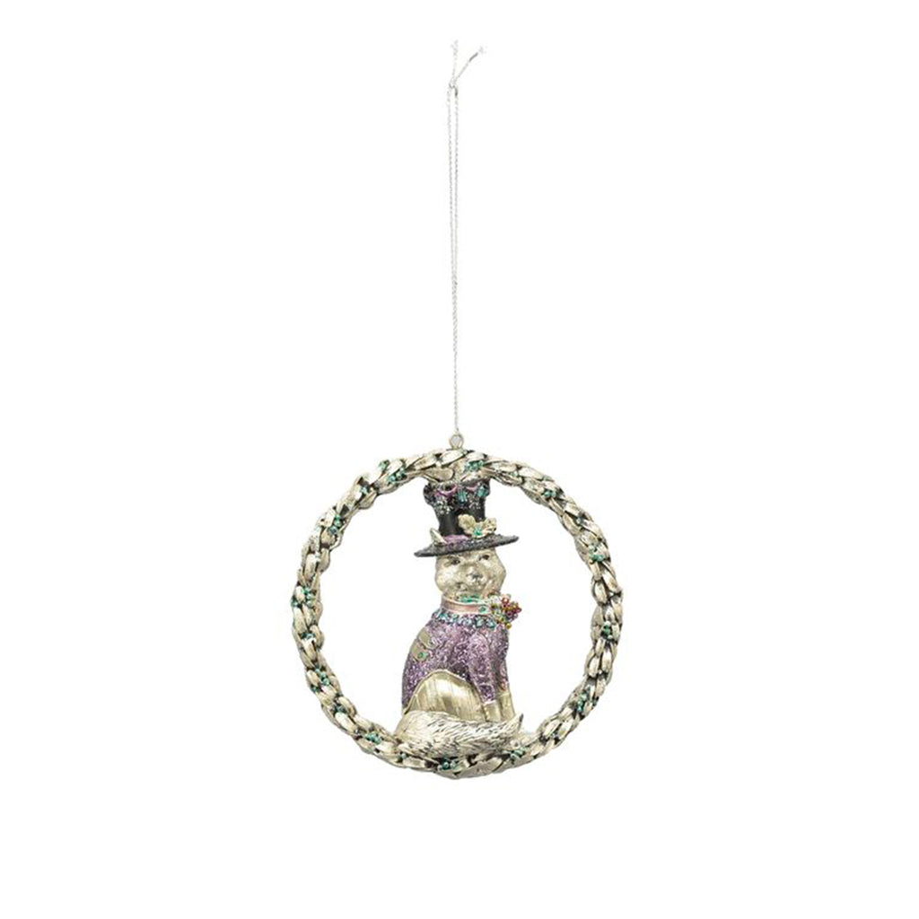 Lilian Christmas Ornament - Black - Polyresin - 10.5 x 4 x 10.5 cm