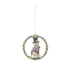 Lilian Christmas Ornament - Black - Polyresin - 10.5 x 4 x 10.5 cm