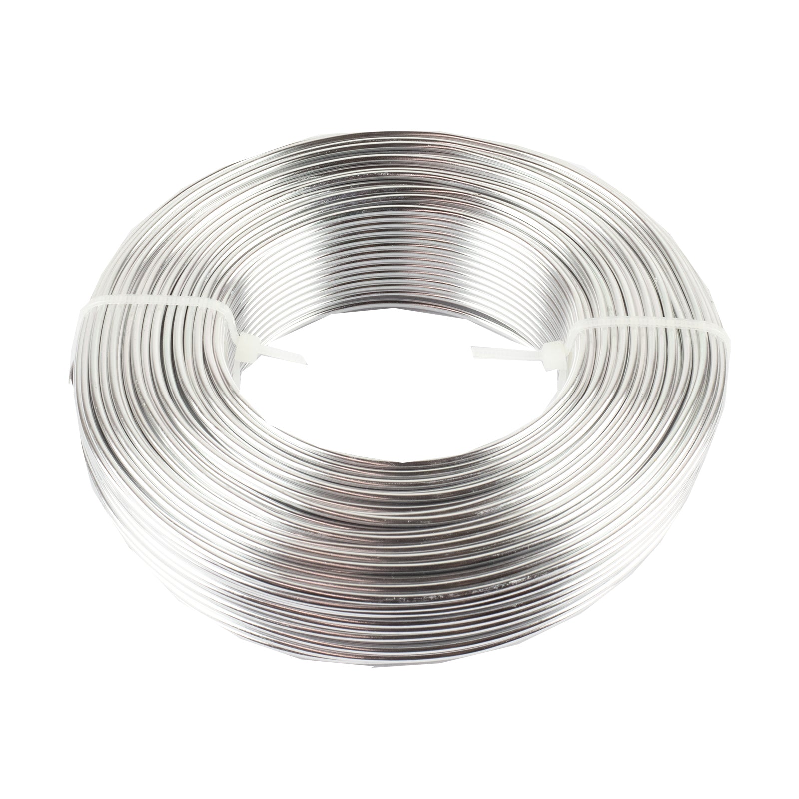 Aluminum wire - 2 mm x 60 m - 500 g - silver