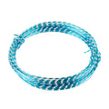 Fil d'aluminium diamant turquoise - 2,00 mm 10 m