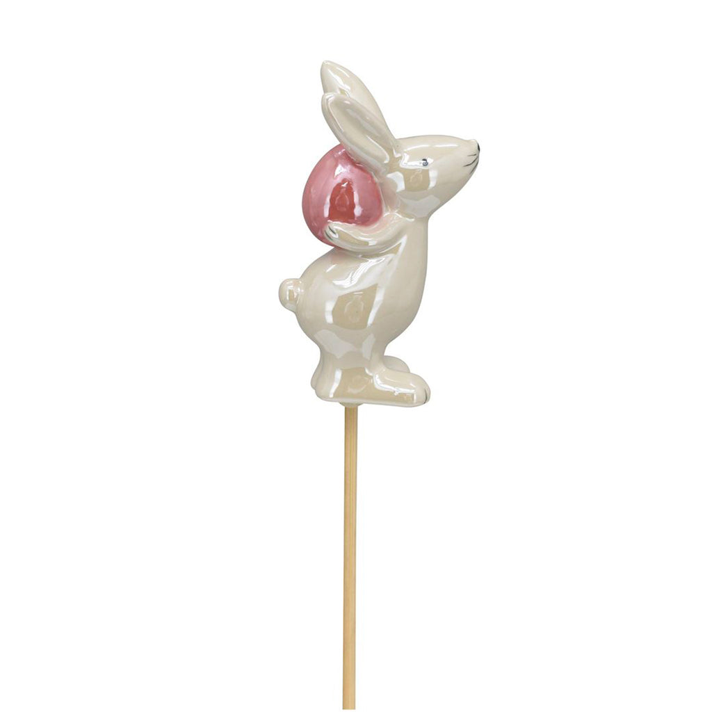 HasenStecker Pearl, Keramik, 4,8x3,1x26 cm,1 Stück, assortiert