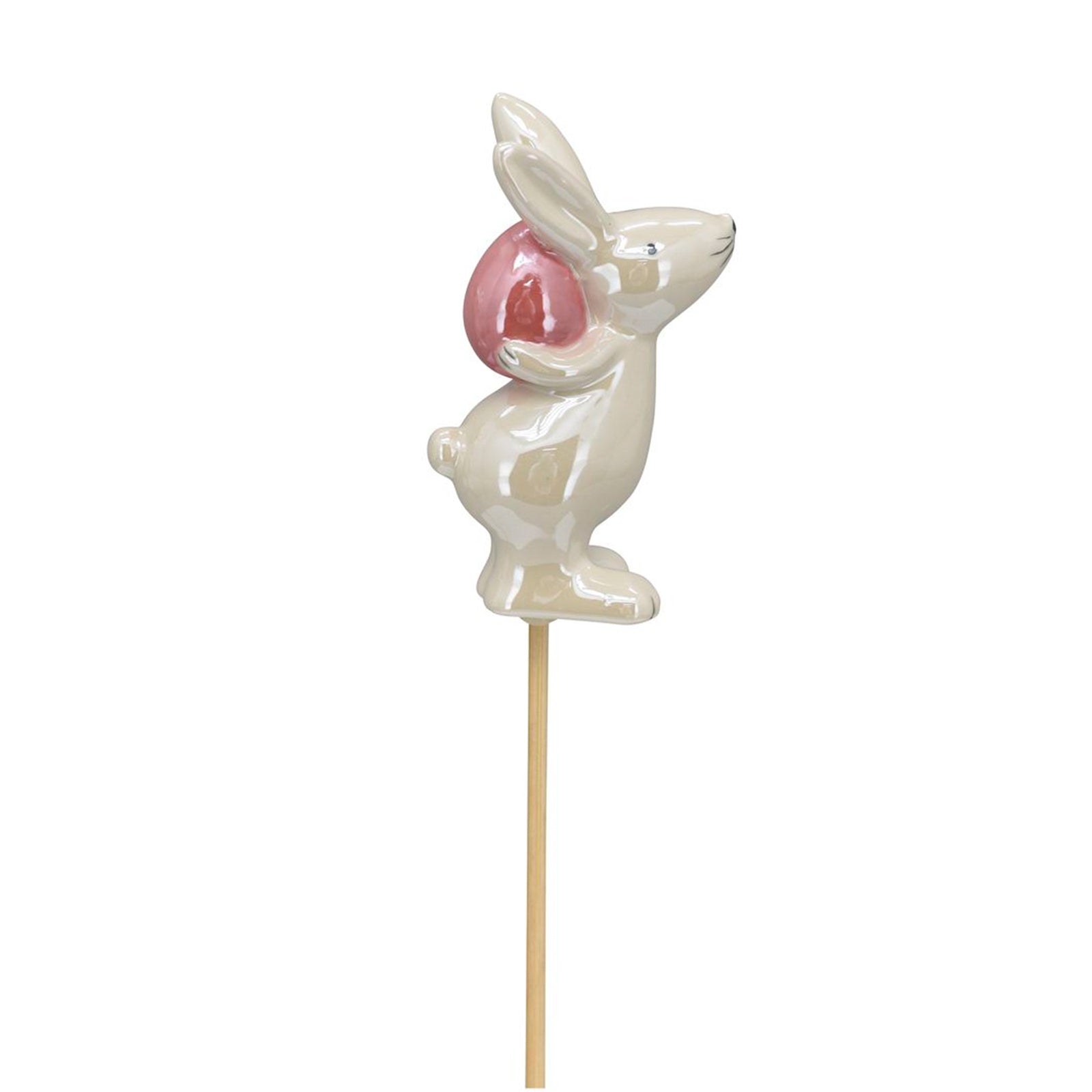 HasenStecker Pearl, Keramik, 4,8x3,1x26 cm,1 Stück, assortiert