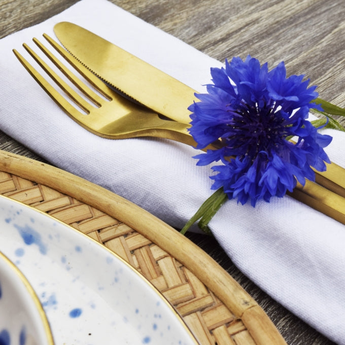 4-piece cutlery set Golden Cutlery - matte gold - 18/10 stainless steel