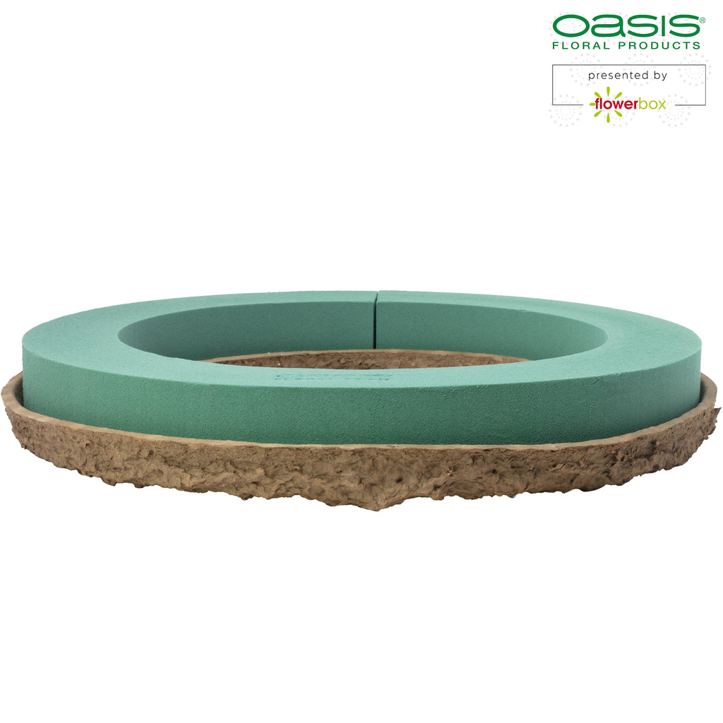 OASIS® BIOLIT® wreath - 6 x 44cm Ø - inside: 31cm Ø - 2 pcs.