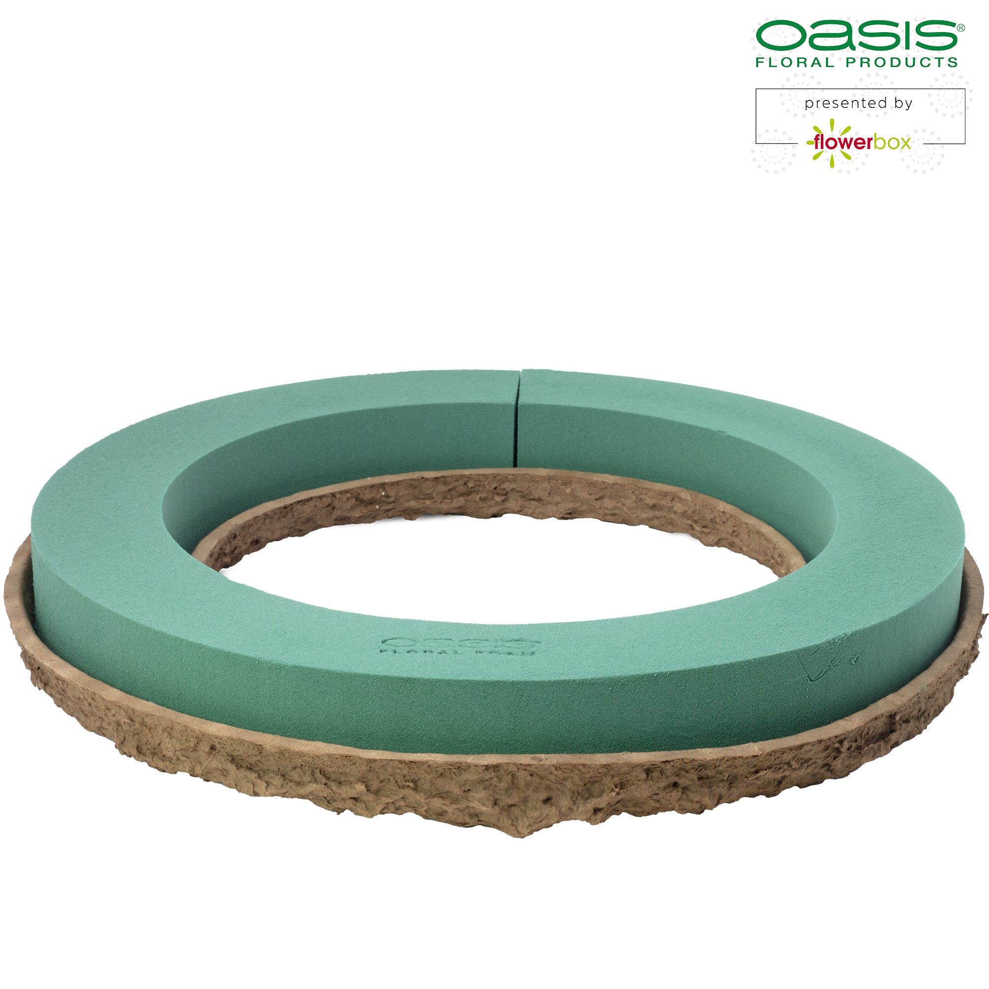 OASIS® BIOLIT® wreath - 6 x 44cm Ø - inside: 31cm Ø - 2 pcs.